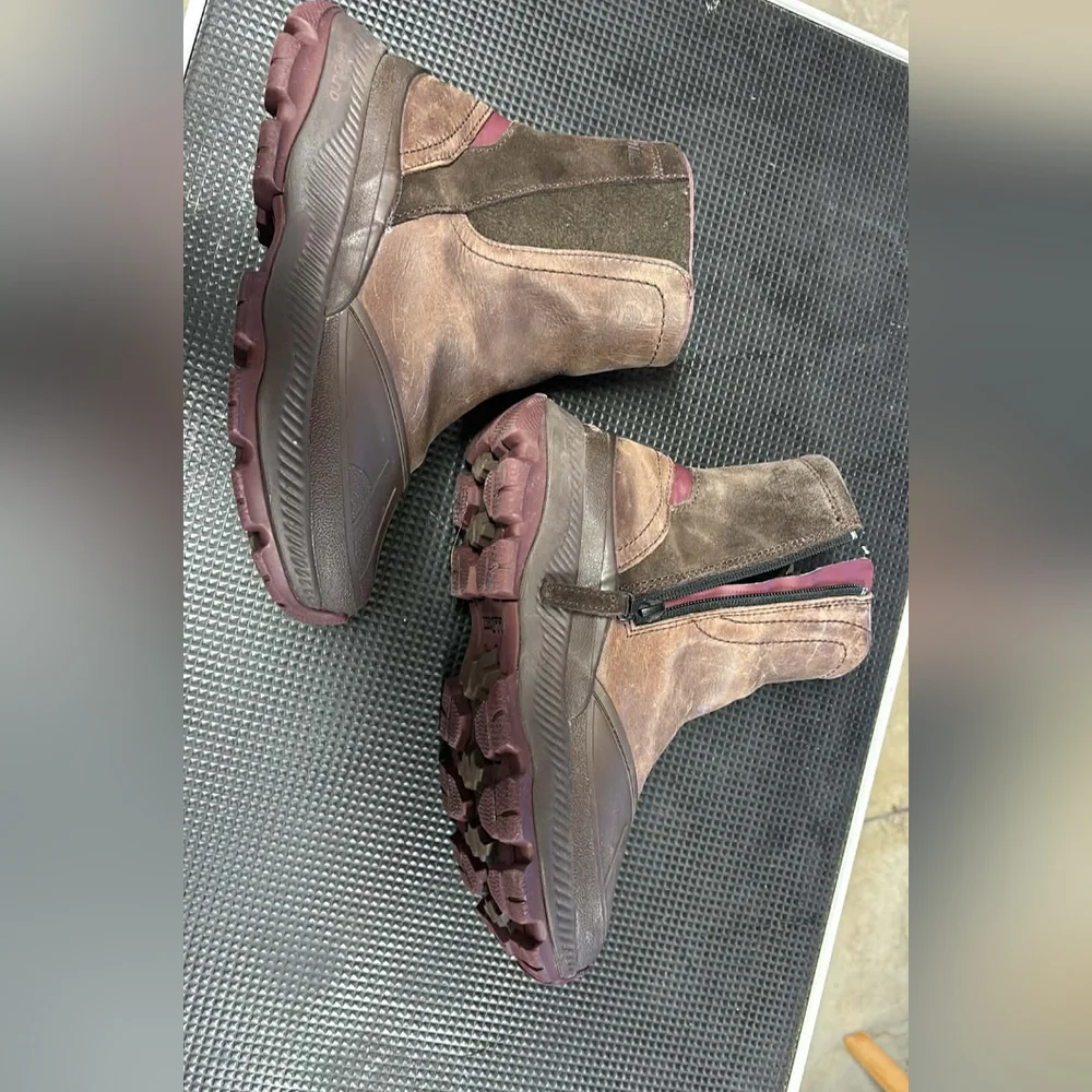 L.L. Bean Brown Winter &‎ Rain Storm Chaser Leather Upper Utility Boots